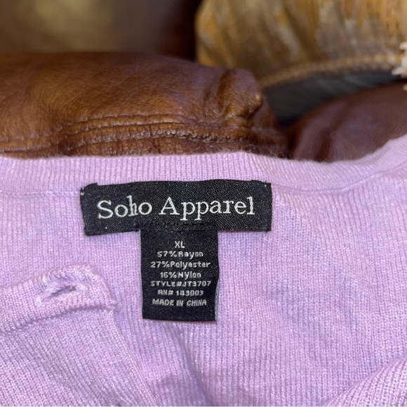 Womens cardigan sweater lavender size XL - Picture 5 of 5